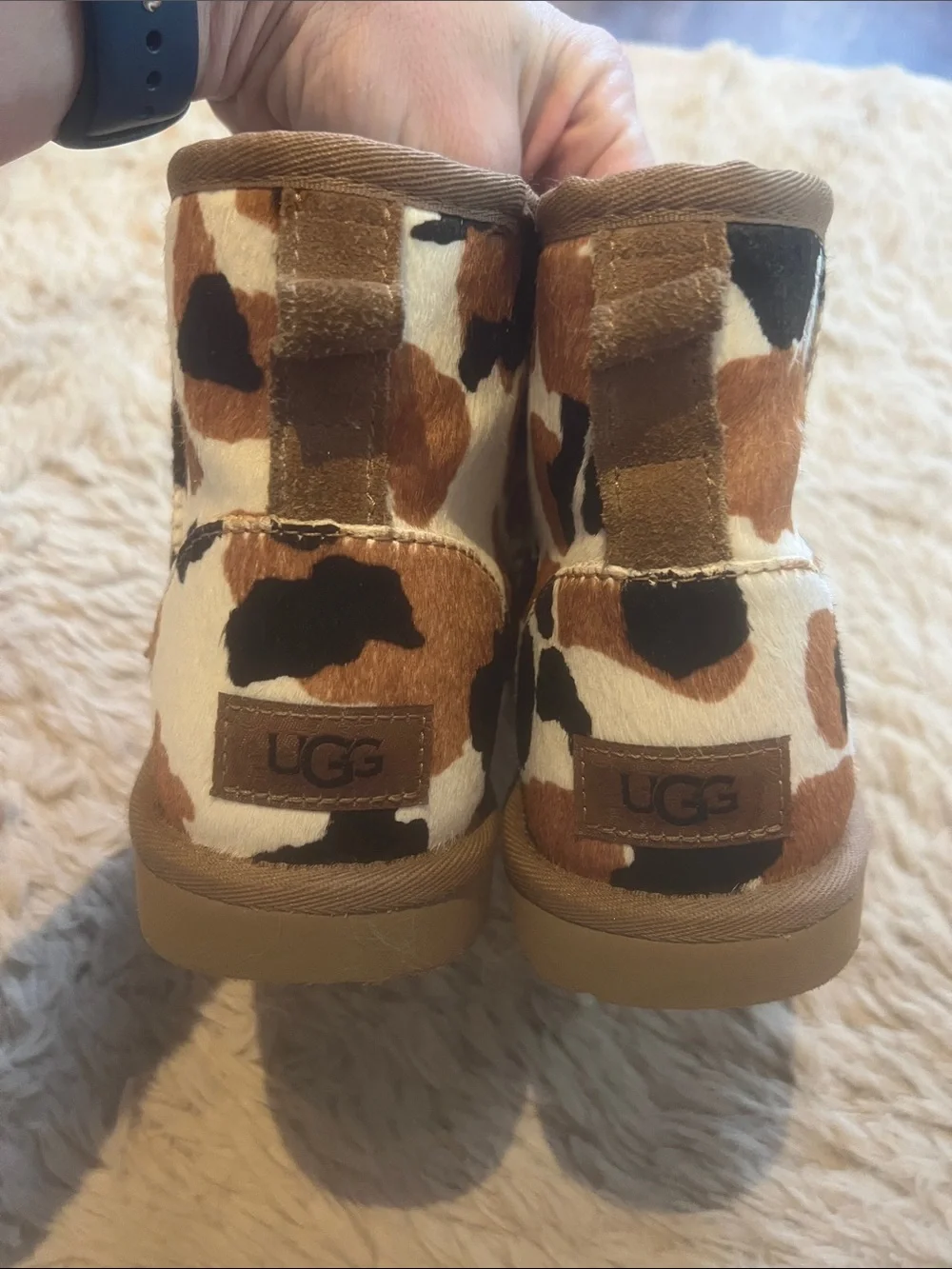 UGG Brown Cow Print Boots 🐮